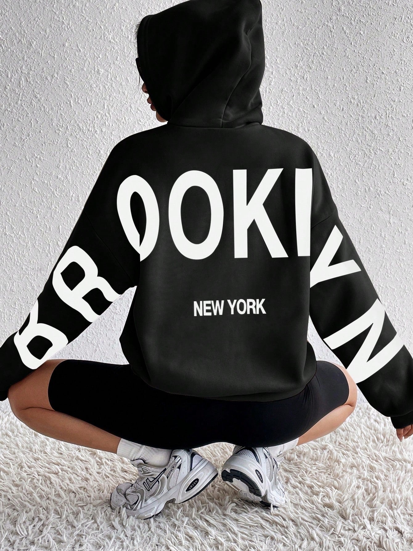 Brooklyn Printed Hoodie for Women