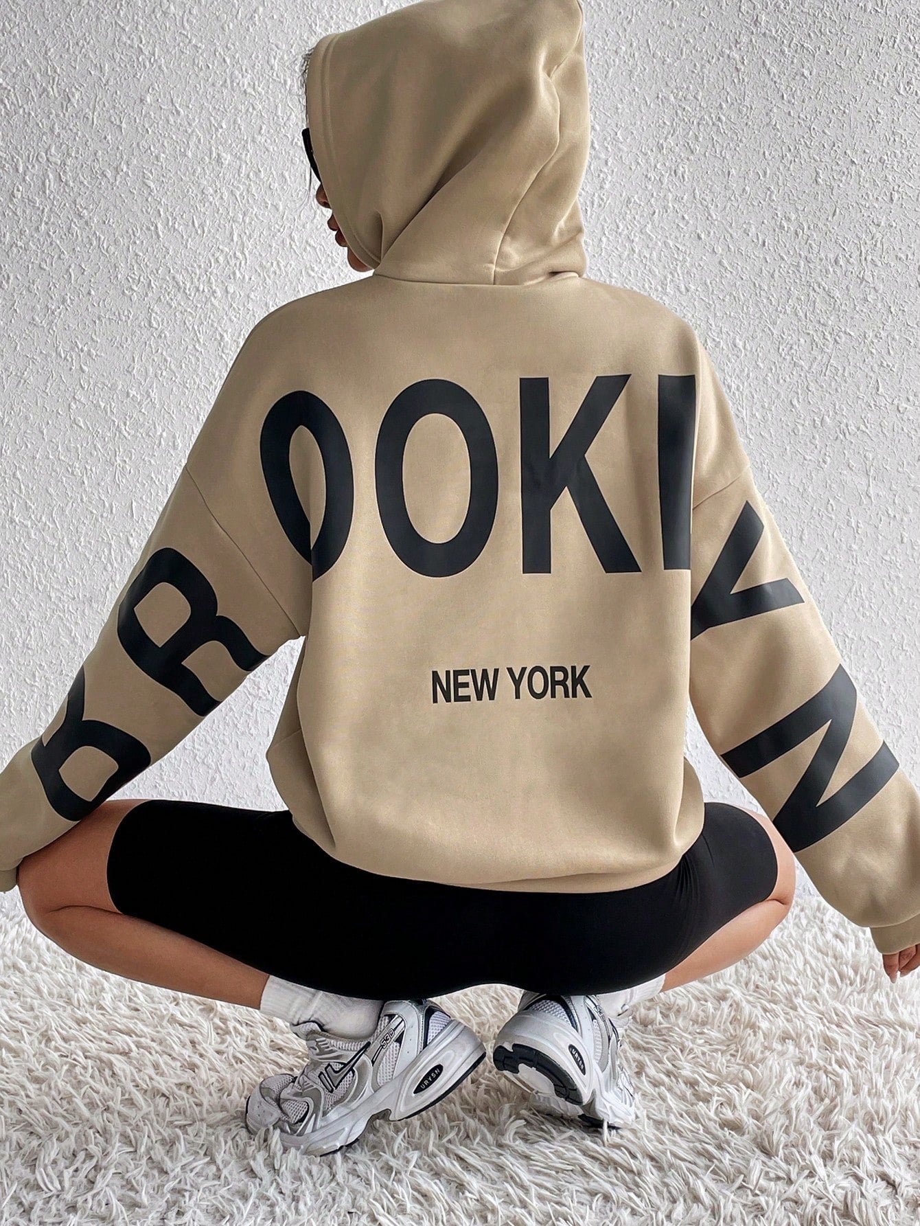 Brooklyn Printed Hoodie for Women