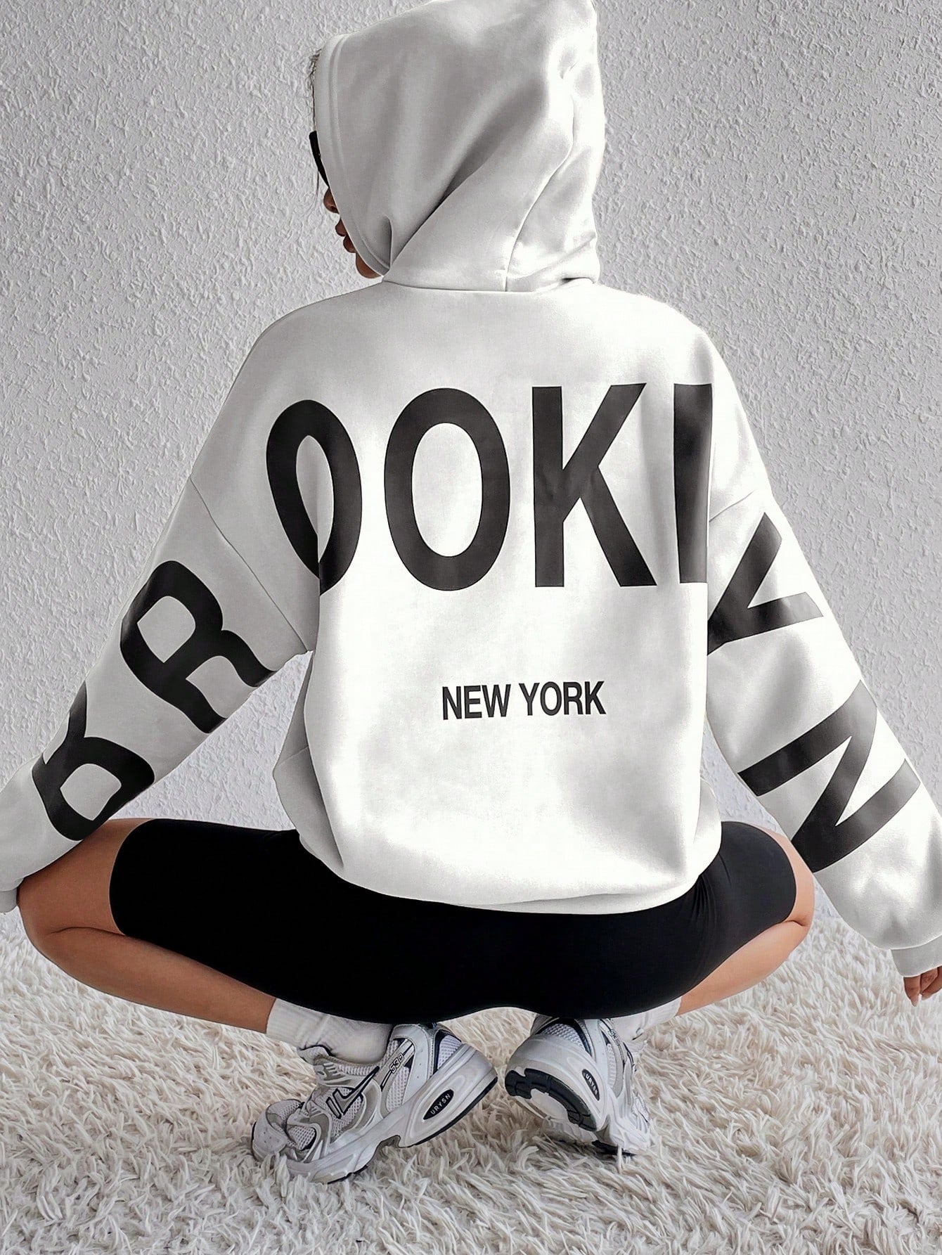 Brooklyn Printed Hoodie for Women