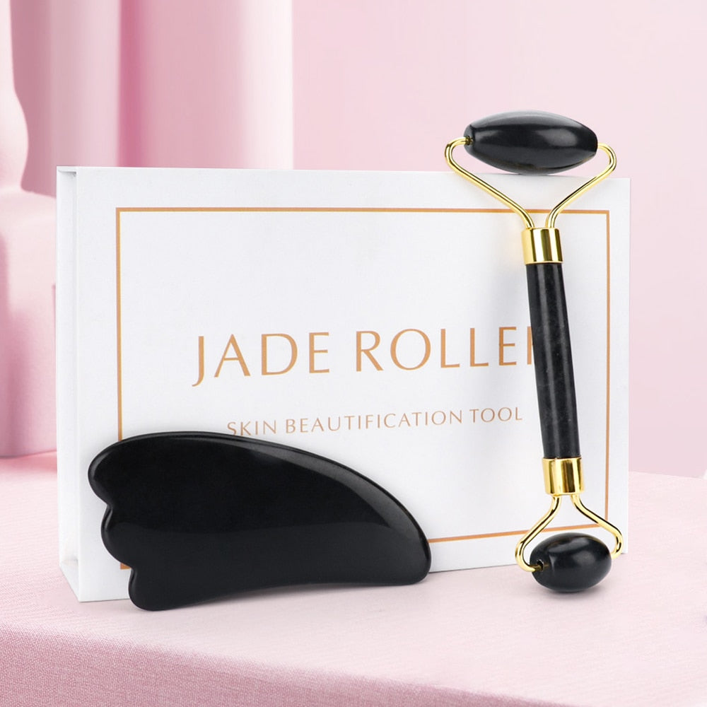 Jade Roller Massager Face Roller Gua Sha quarts facial
