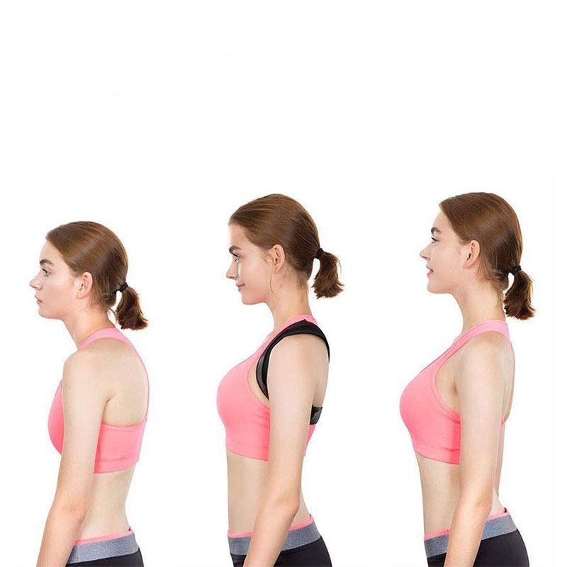 Posture Corrector Men Women Upper Back Brace Shoulder Lumbar Support