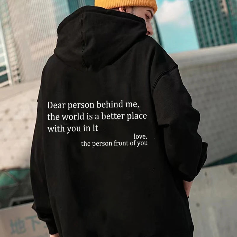 Unisex Inspirational Quote Hoodie