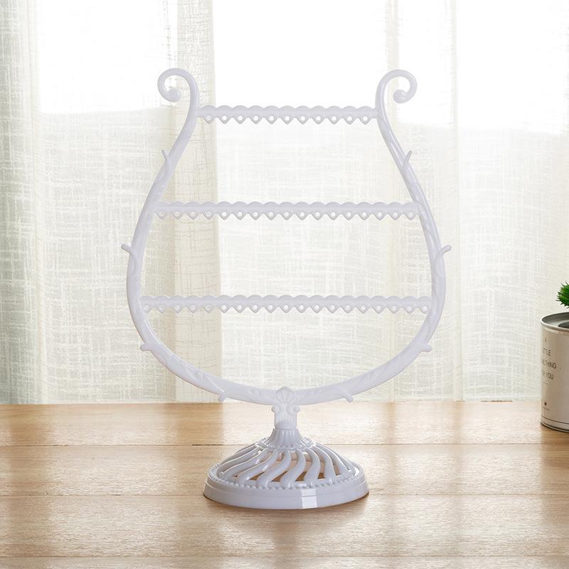 Jewelry Display Organizer Earrings Pendants Bracelets Jewelry Holder With Wooden Base Earrings Storage Rack