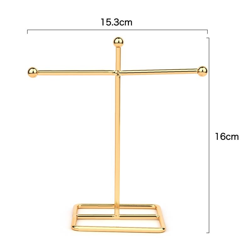 High Quality Jewelry Organizer Shelf Metal Earring Storage Rack DIY Jewelry Organizer Holder Pendants Necklace Display Stand