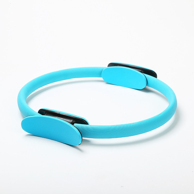 Yoga Fitness Ring Circle Pilates Exercise Home Resistance Elasticity