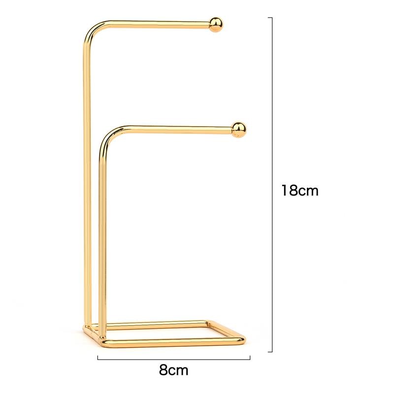 High Quality Jewelry Organizer Shelf Metal Earring Storage Rack DIY Jewelry Organizer Holder Pendants Necklace Display Stand