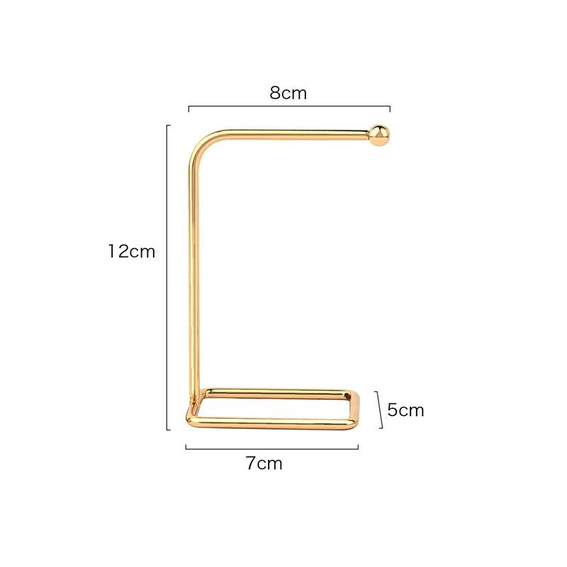 High Quality Jewelry Organizer Shelf Metal Earring Storage Rack DIY Jewelry Organizer Holder Pendants Necklace Display Stand