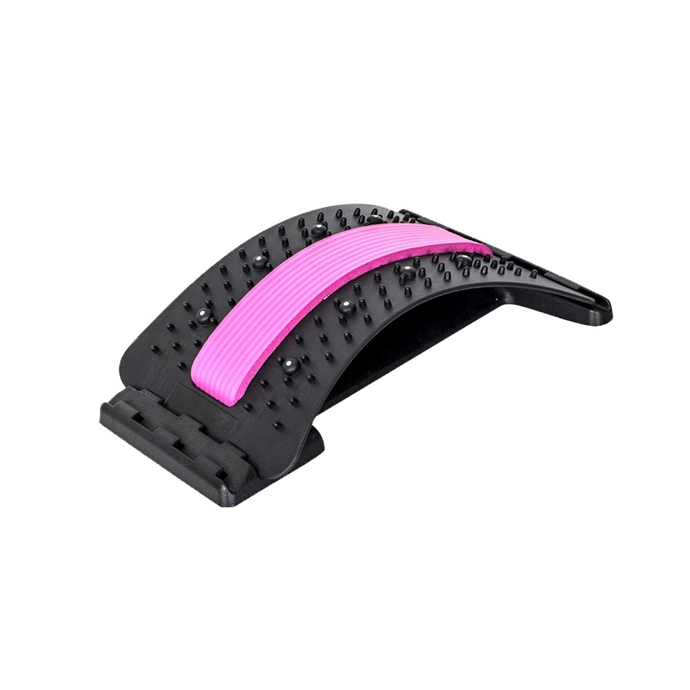 Multi-Level Adjustable Back Massager Stretcher Waist Neck Fitness Lumbar Cervical Spine Support Pain Relief Yoga Equipment