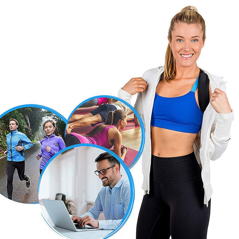 Posture Corrector Men Women Upper Back Brace Shoulder Lumbar Support